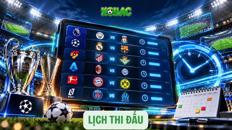 Lịch thi đấu bóng đá